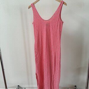 J.Crew Red/White Stripe Dress